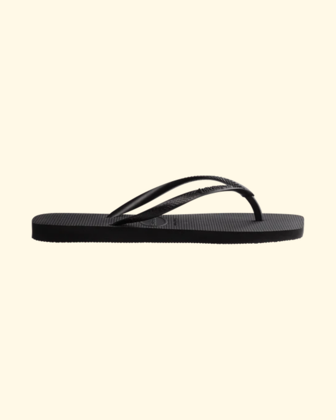 Slim Square Sandal | Black