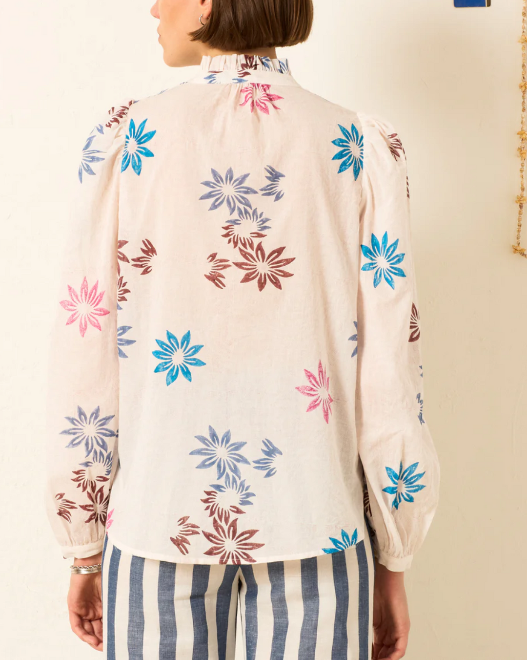 Annabel Berry Jackfruit Shirt | White Berry