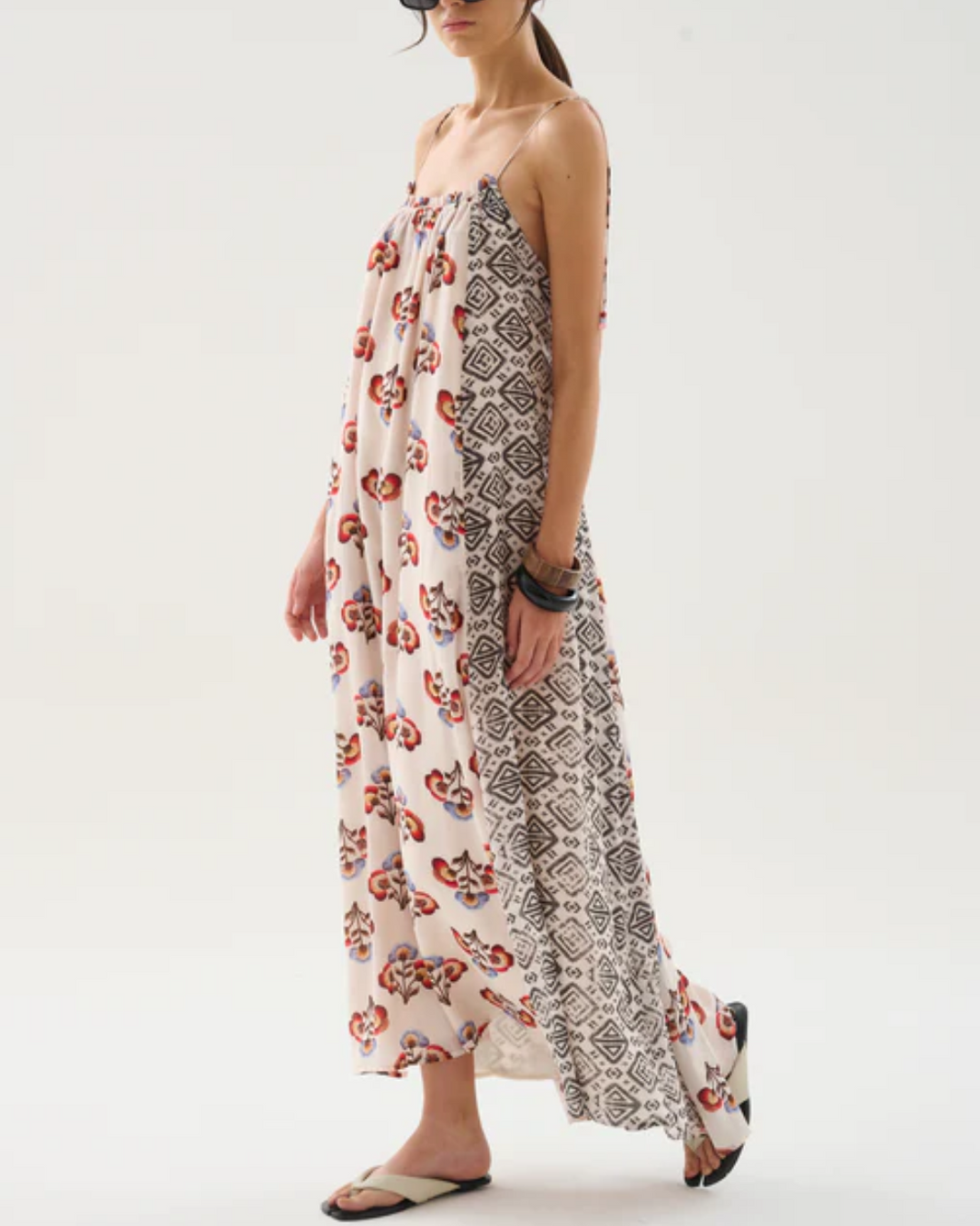 Caballito Calendula Midi Dress | Ecru
