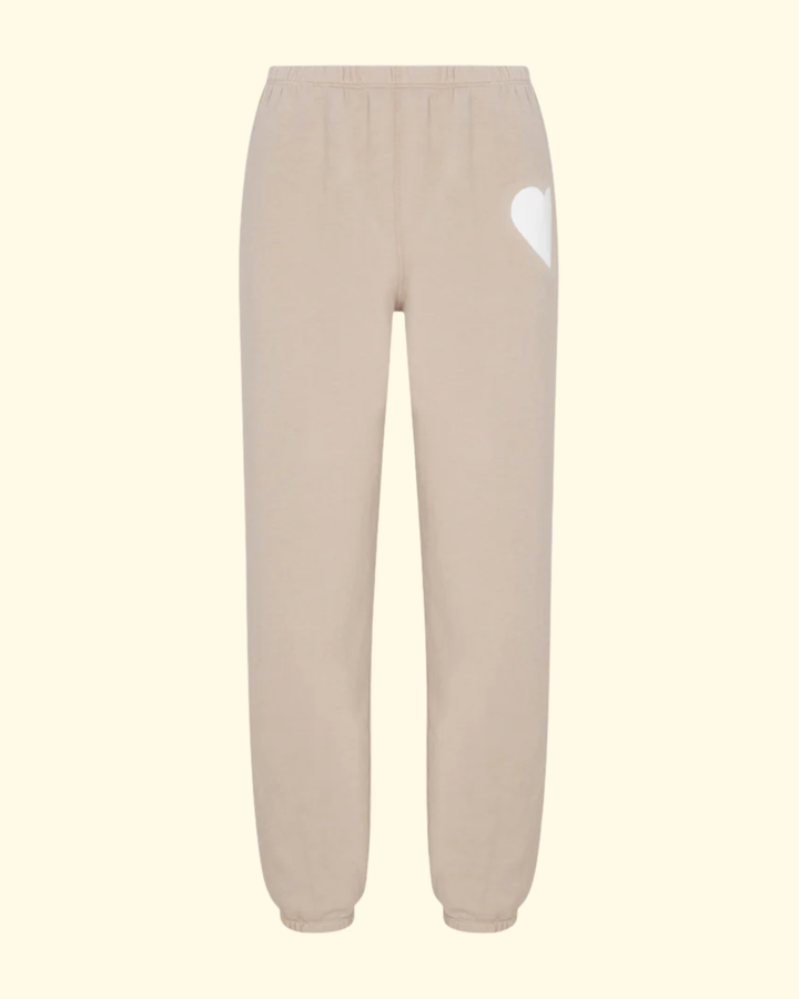 Heart Sweatpant | Oat