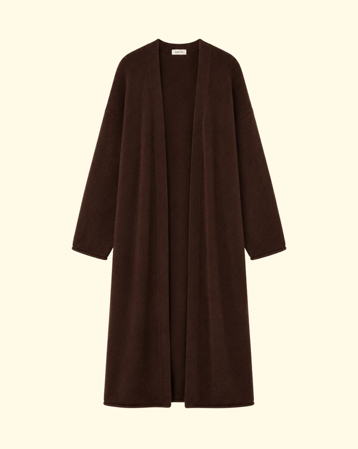Toma Slouchy Duster W/ Braid Detail | Cinnabar