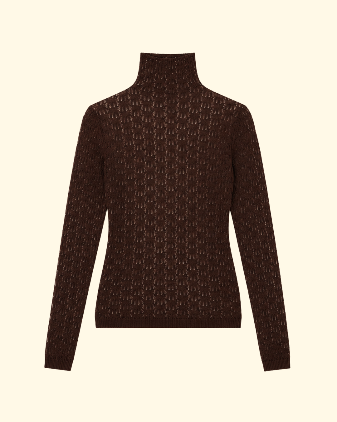 Rhea Longsleeve Mock Neck | Cinnabar