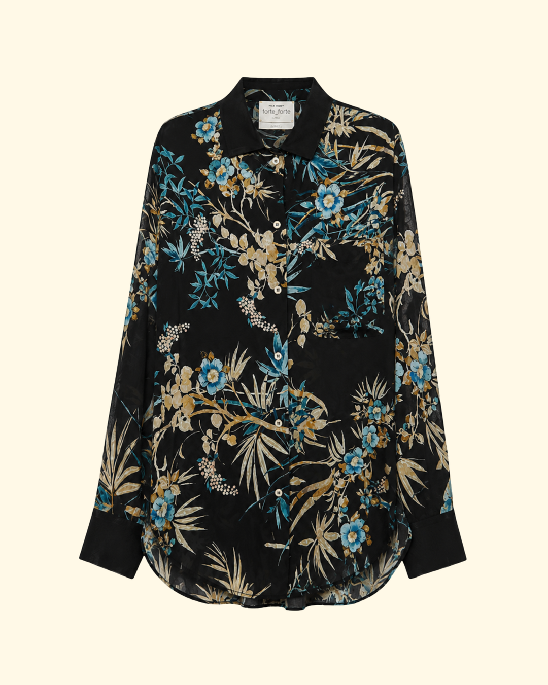 'Le Bambou Secret' Voile Shirt | Ossidiana
