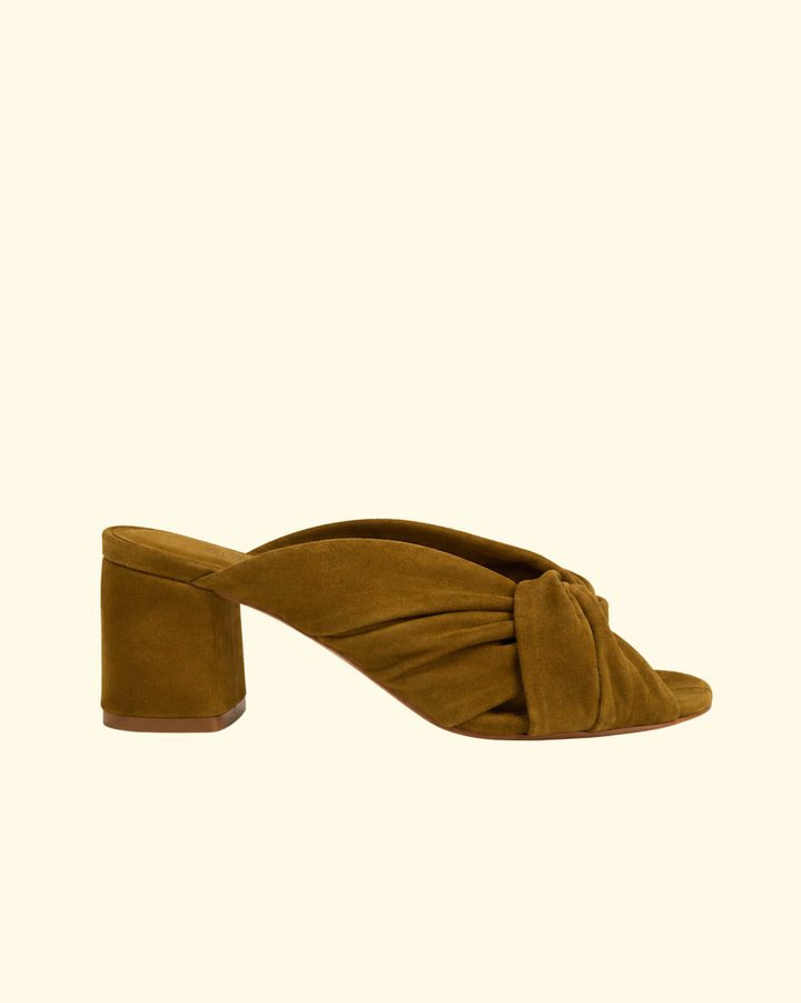 Suede Crossed Sandals | Vintage