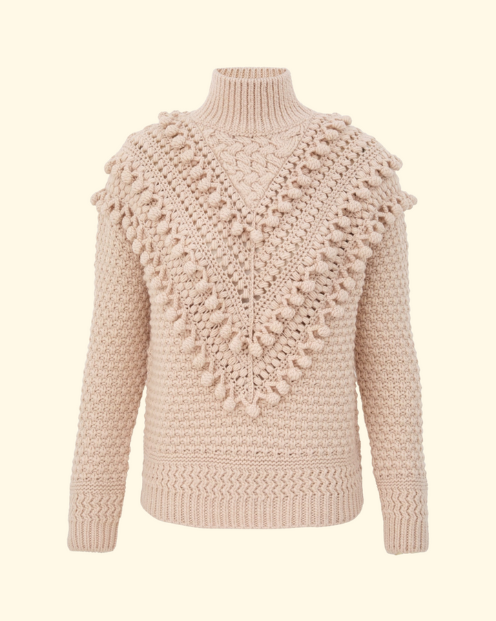 Hypnotic Bauble Sweater | Taupe