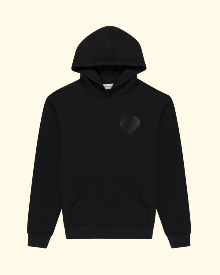 Heart Hoodie | Black
