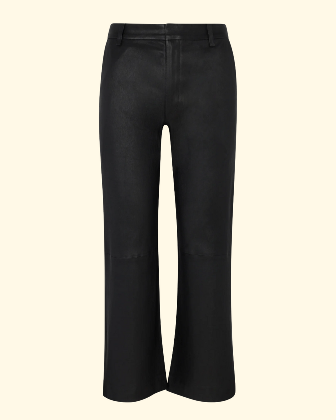 Cropped Baggy Lowrise Trousers | Black
