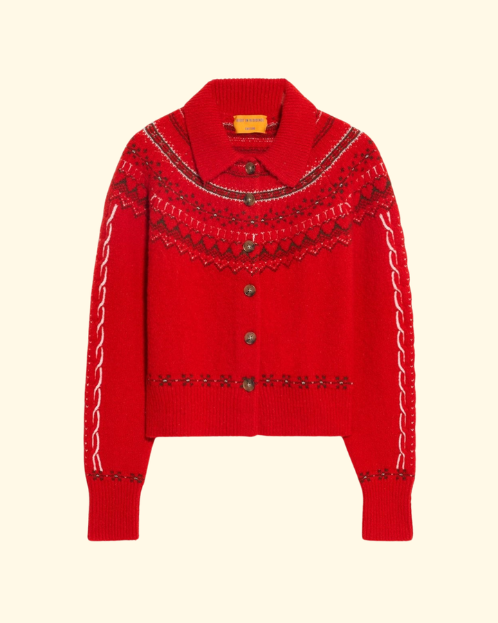 Cloud Chalet Cardigan | Chili Combo