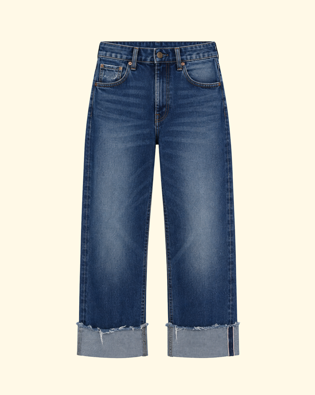 Cuffed X-BF Jean | Dalston Selvedge