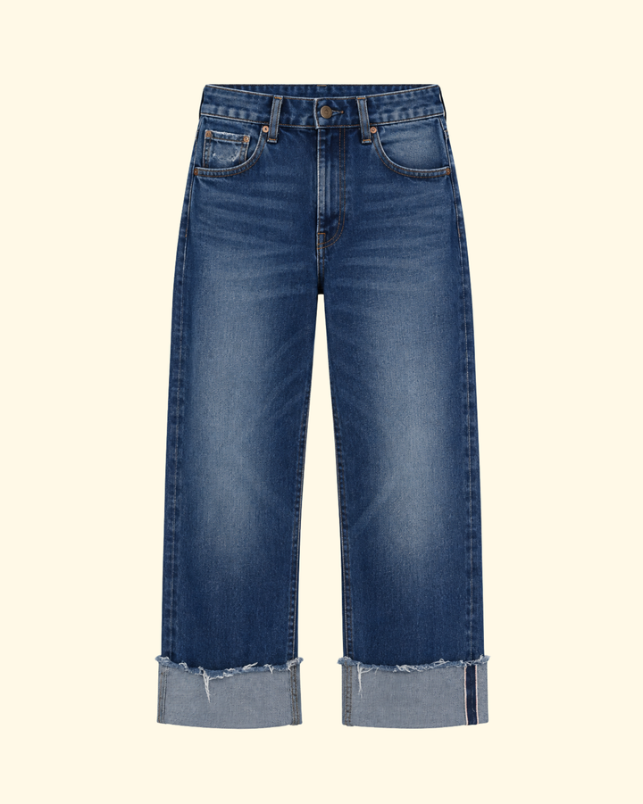 Cuffed X-BF Jean | Dalston Selvedge
