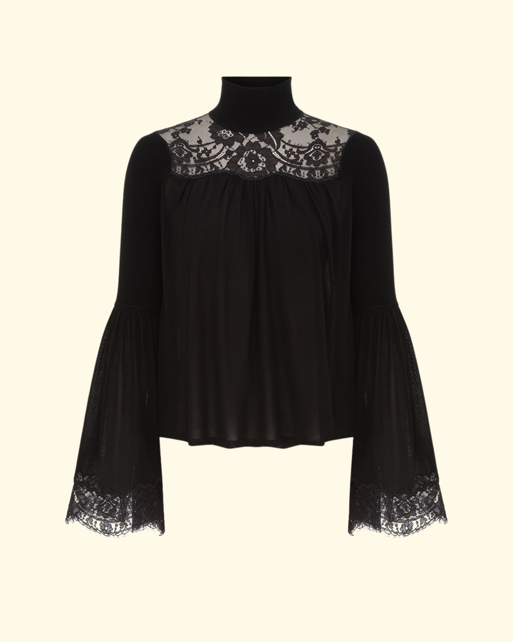 Valiant Lace Blouse | Black
