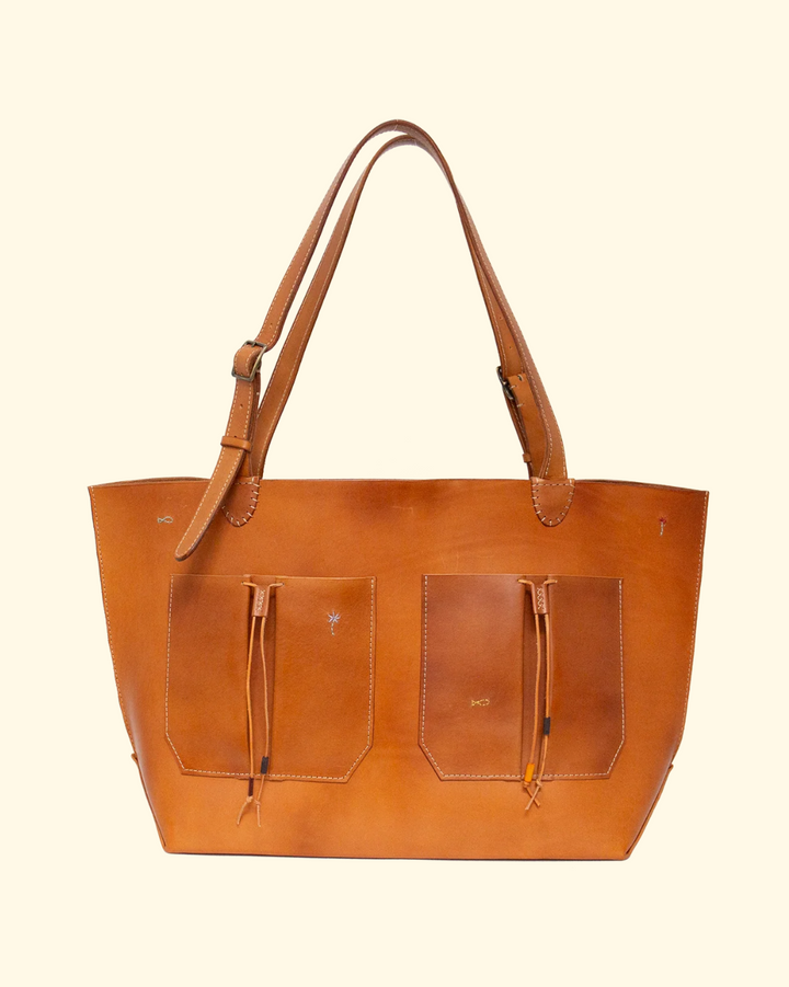 La Mer Tote | Leather Brown