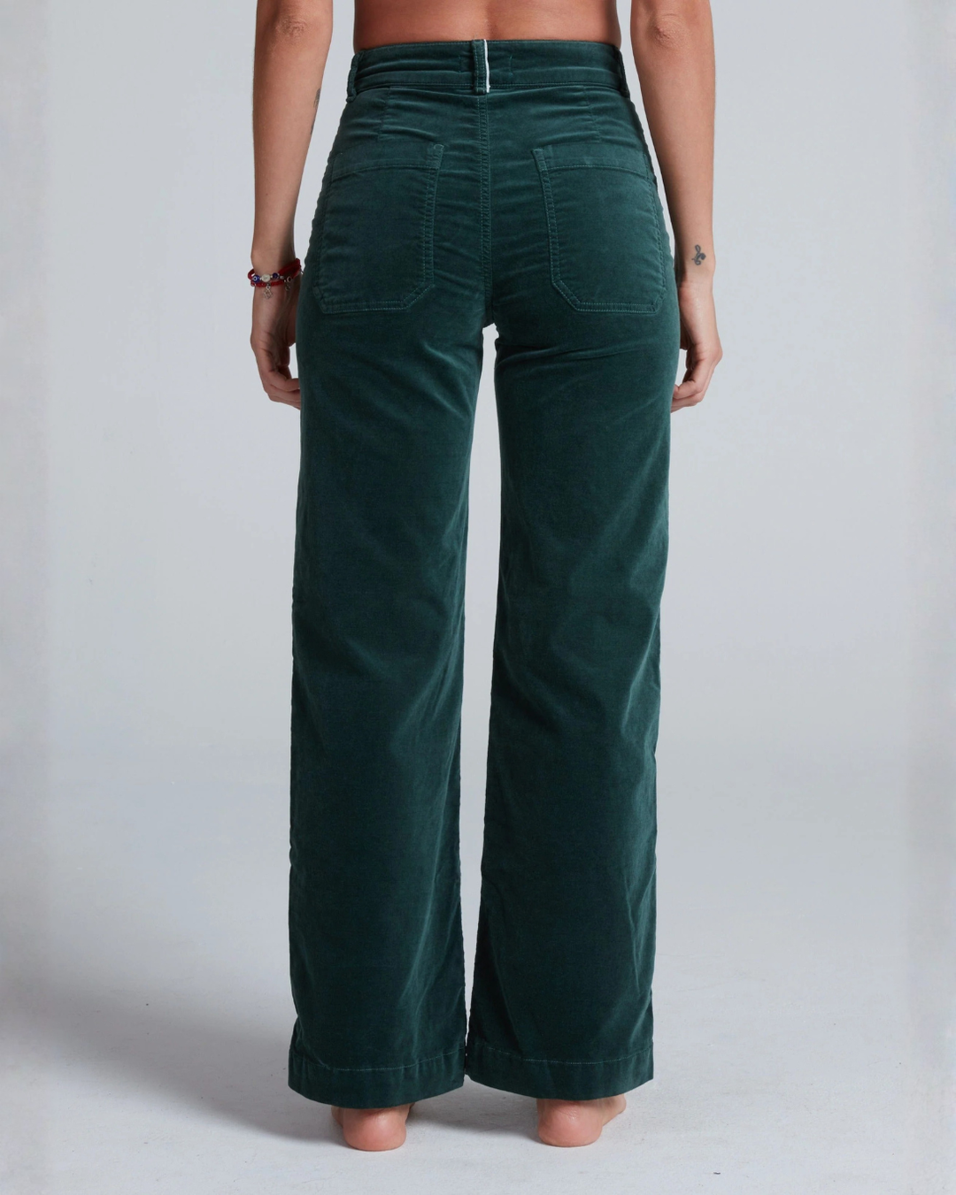 Sailor Velvet Pant | Dark Green