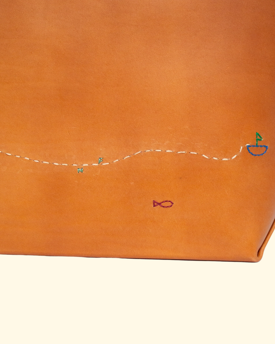 La Mer Tote | Leather Brown