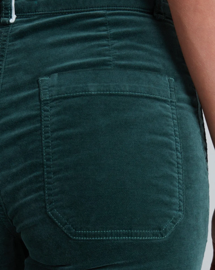 Sailor Velvet Pant | Dark Green