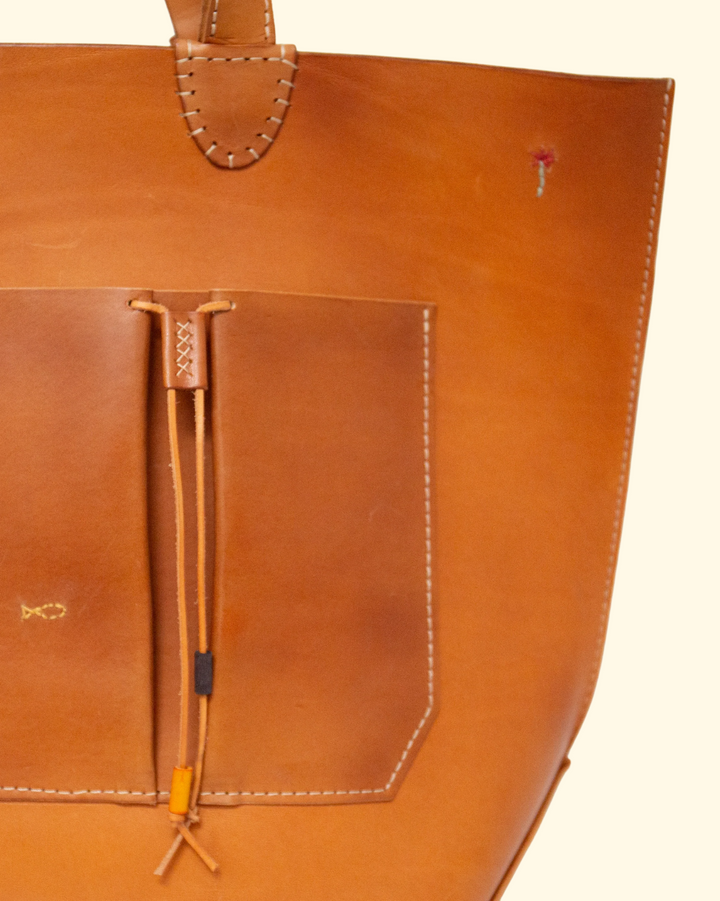 La Mer Tote | Leather Brown