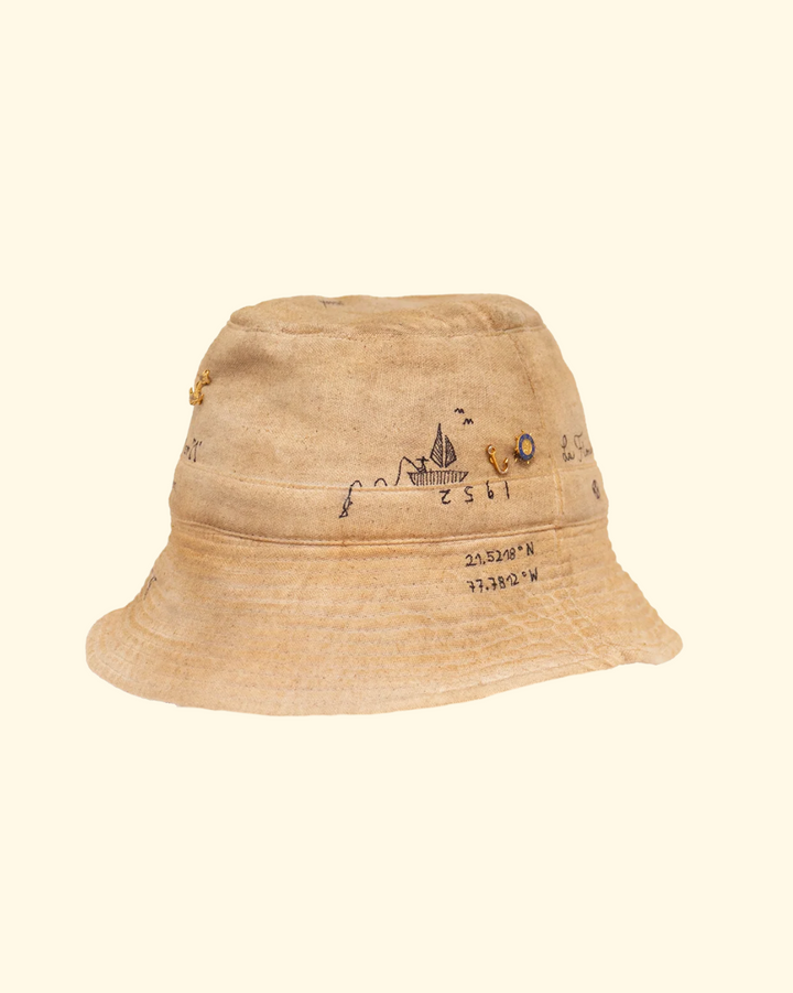 Isabela De Sauga Bucket Hat | Canvas Tan