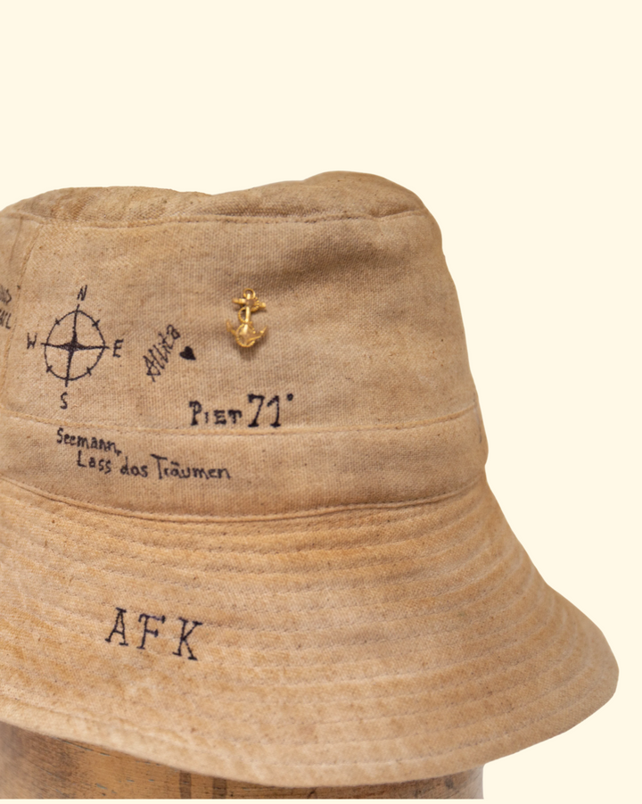 Isabela De Sauga Bucket Hat | Canvas Tan