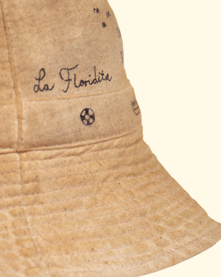 Isabela De Sauga Bucket Hat | Canvas Tan