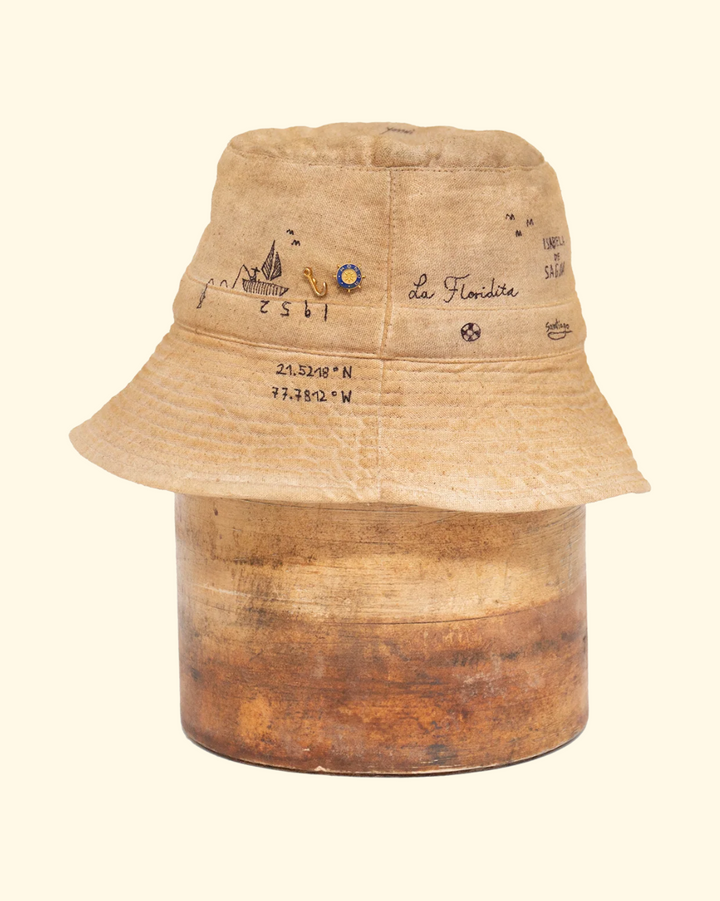 Isabela De Sauga Bucket Hat | Canvas Tan