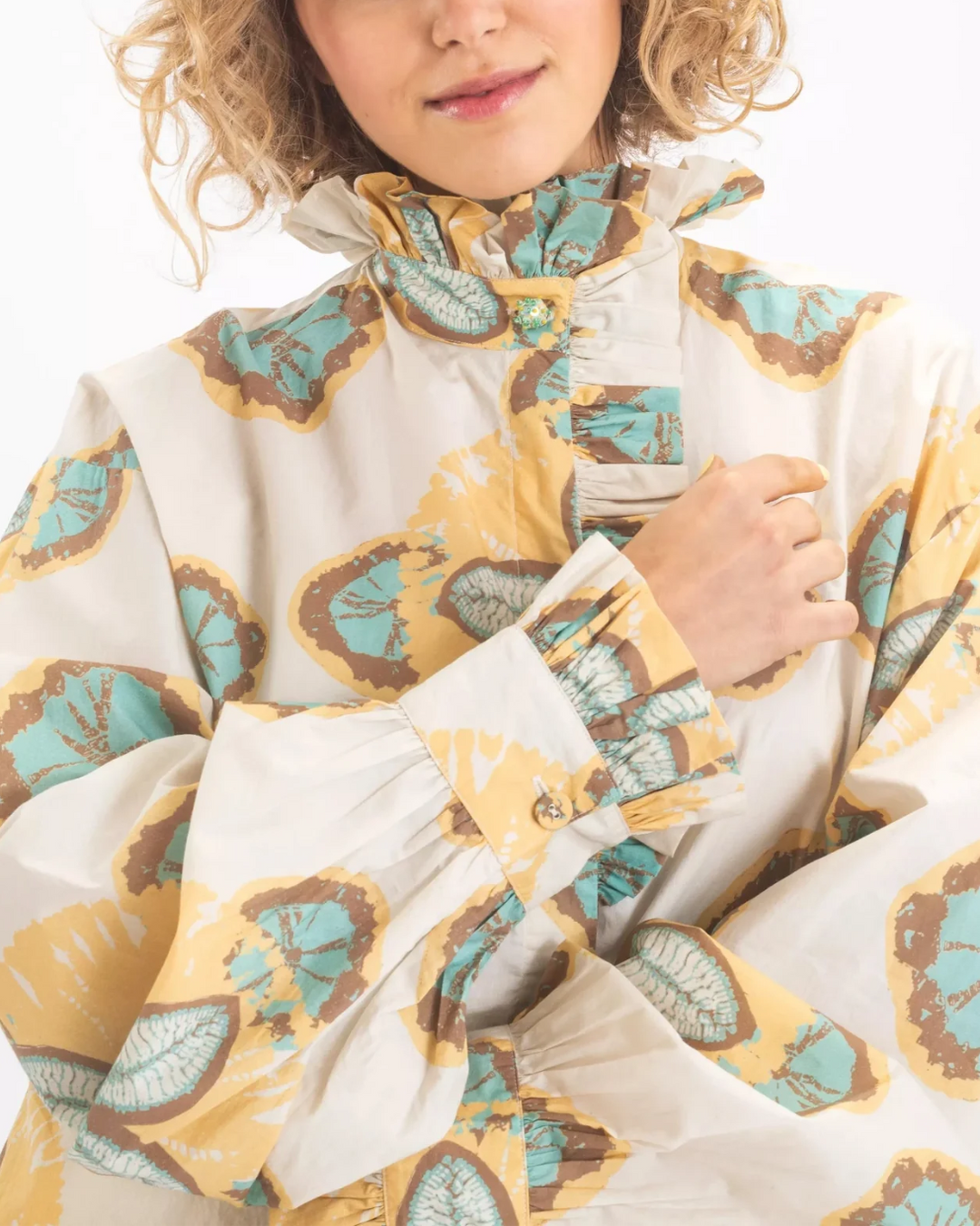 Vishnu Blouse | Yellow