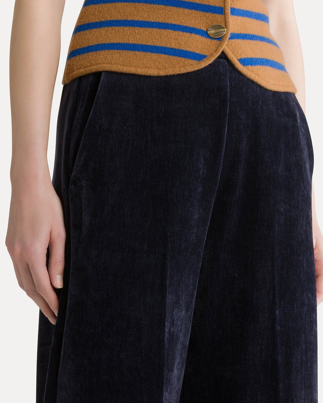 Double Twill Velvet Pants | Notte