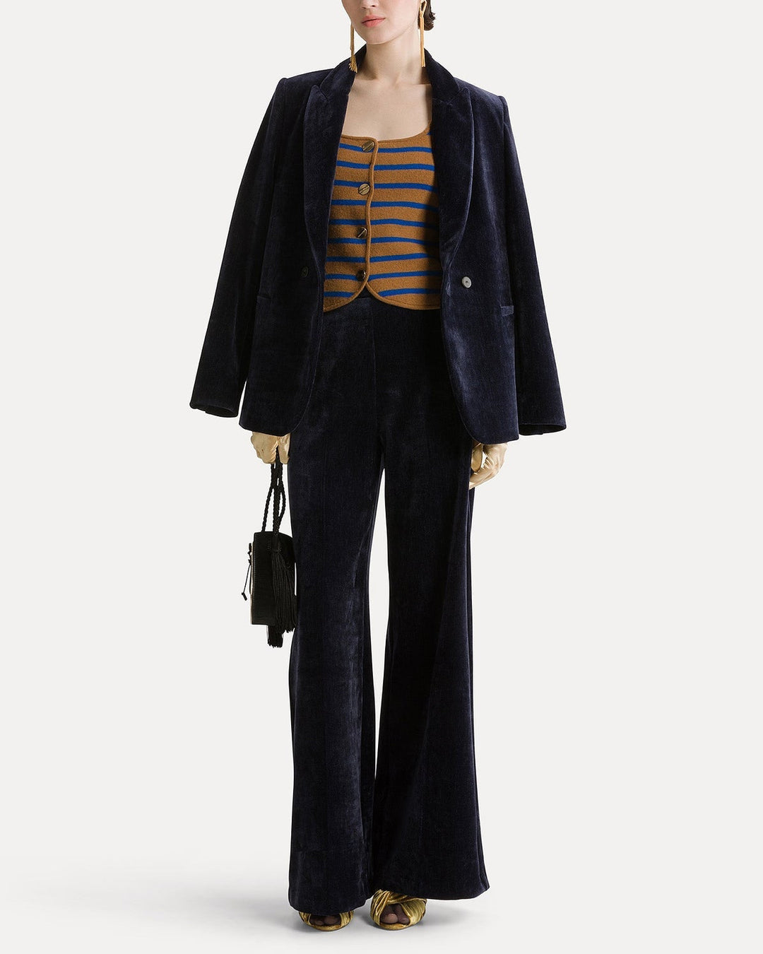 Double Twill Velvet Pants | Notte