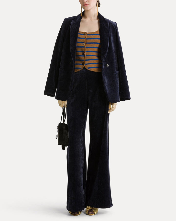 Double Twill Velvet Pants | Notte