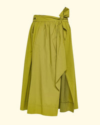 Poplin Skirt | Khaki