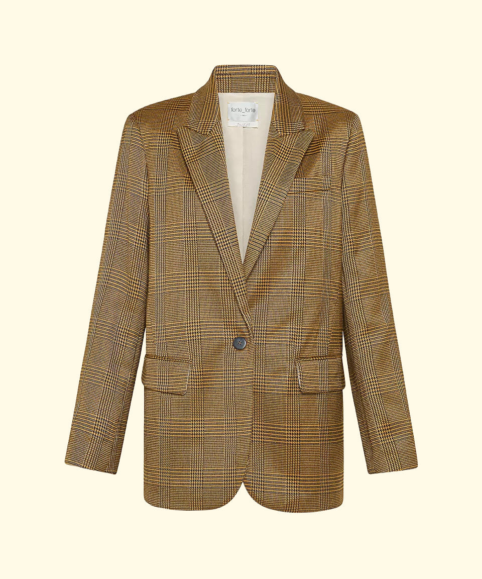 Prince of Wales Jacket | Caramel