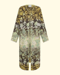 Bloom Mist Jacquard Coat | Garden