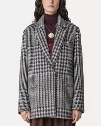 Alpaca Macro Check Jacket | Ciel