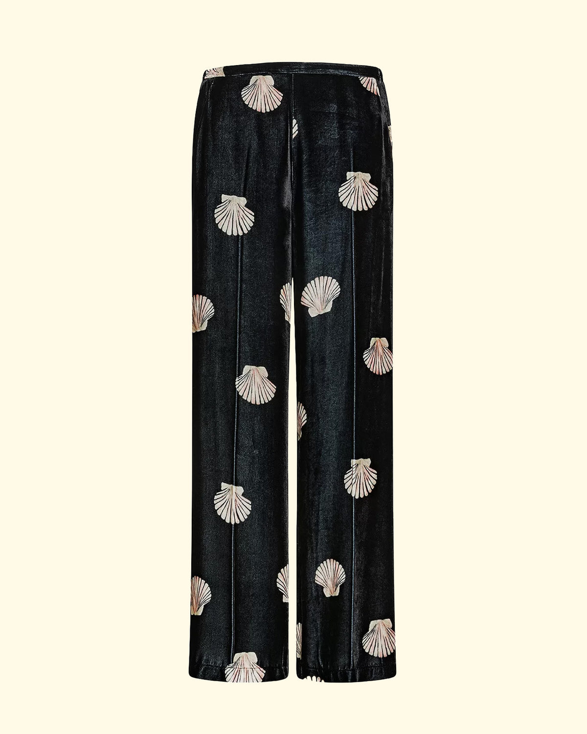 Mother of Pearl Print Velvet Pants | Nero