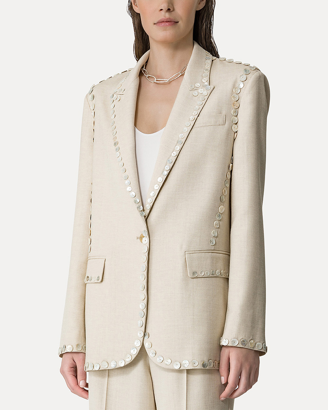 Pearl Embroidered Jacket | Dune