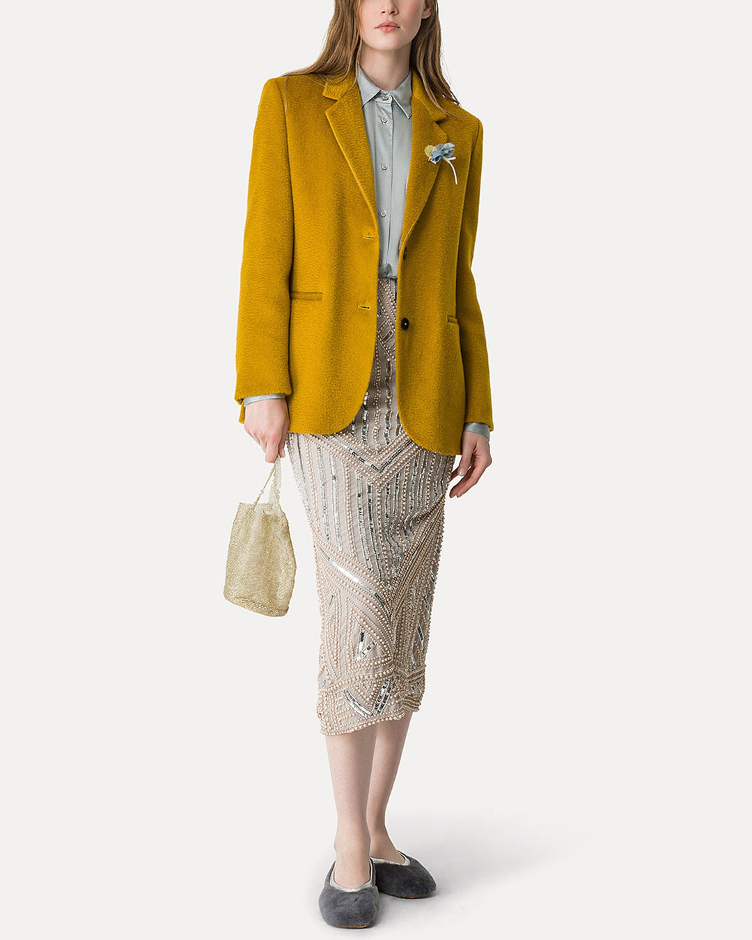Enchanted Pearls Georgette Skirt | Ssilvermoon