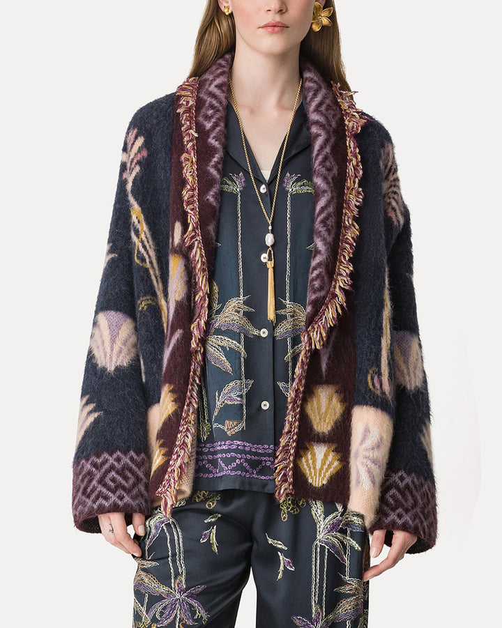 Sogni Baby Alpaca Cardigan | Notte