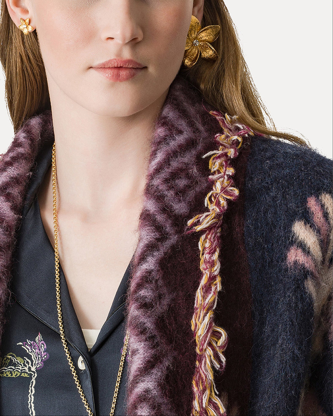 Sogni Baby Alpaca Cardigan | Notte