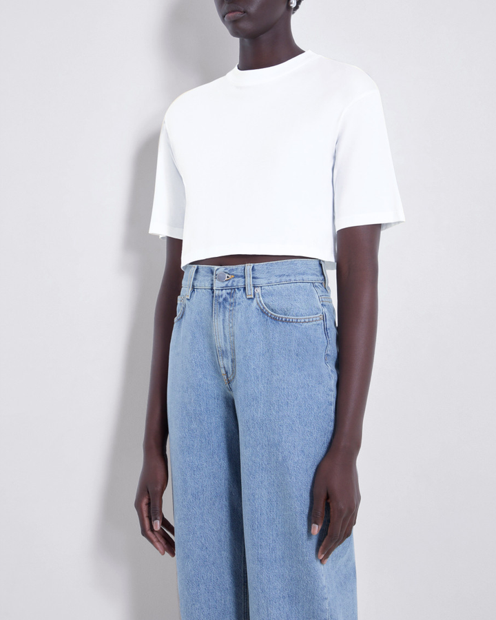 Gupo Cropped T-Shirt | White