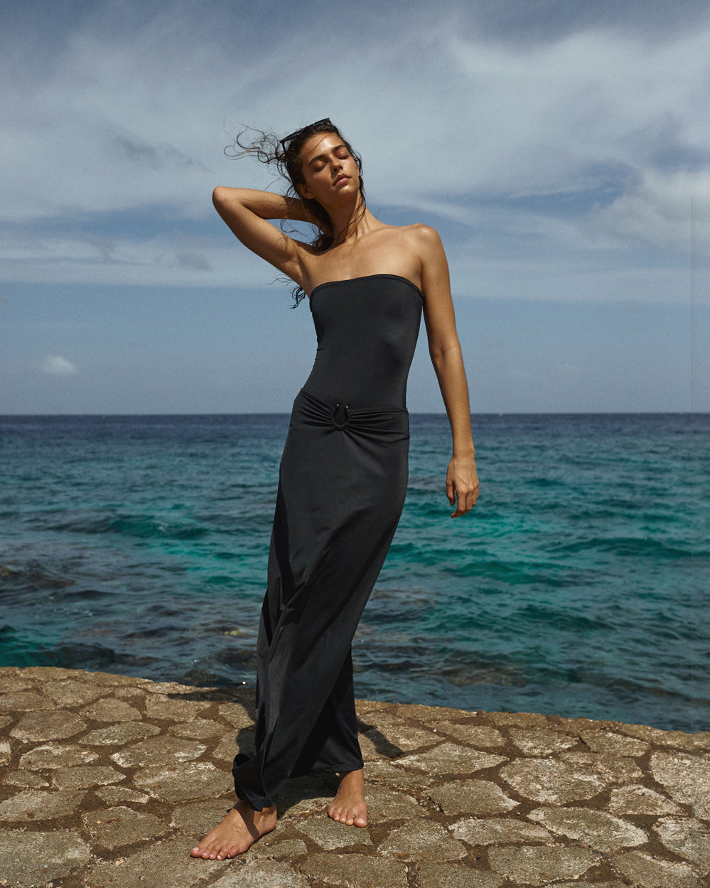 Keel Midi Skirt | Black