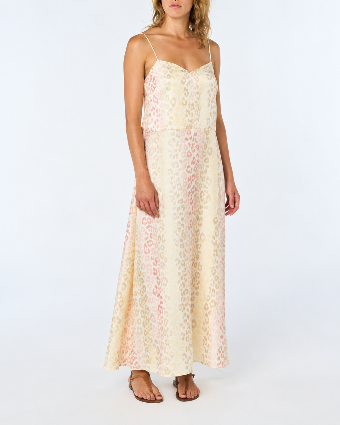 Petula Dress SE | Panthere Gelato Ecru — enhanced 4:5 crop