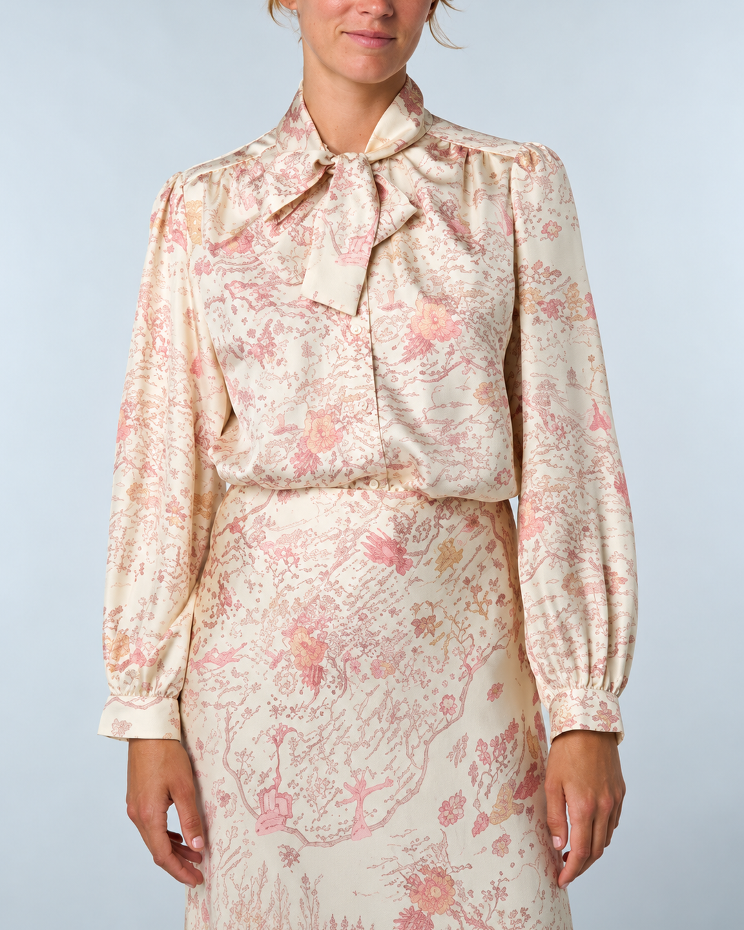 Francoise Shirt SE | Carte Ice Rose Ecru — enhanced 4:5 crop