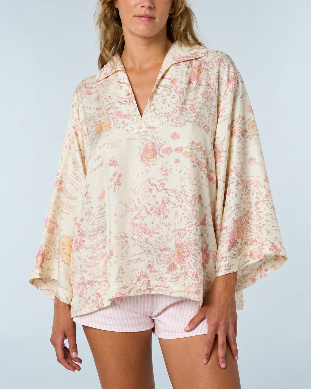 Vareuse Top SE | Carte Ice Rose Ecru — enhanced 4:5 crop