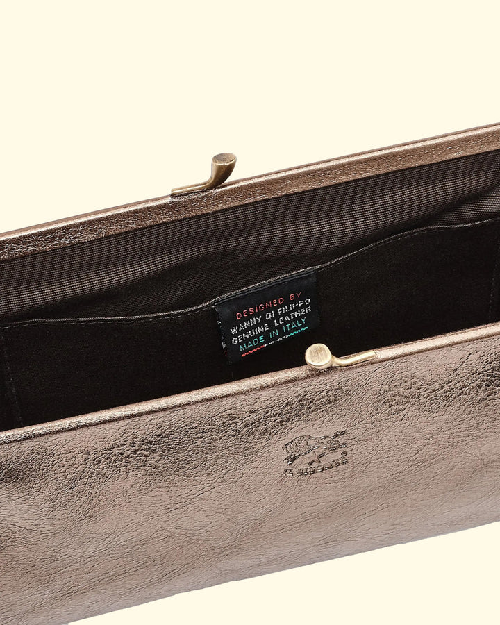 Classic Clutch | Metallic Bronze