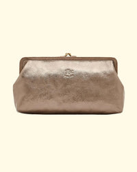 Classic Clutch Bag | Metallic Bronze