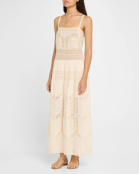 Acacia Lace Trim Slip Dress | Tea