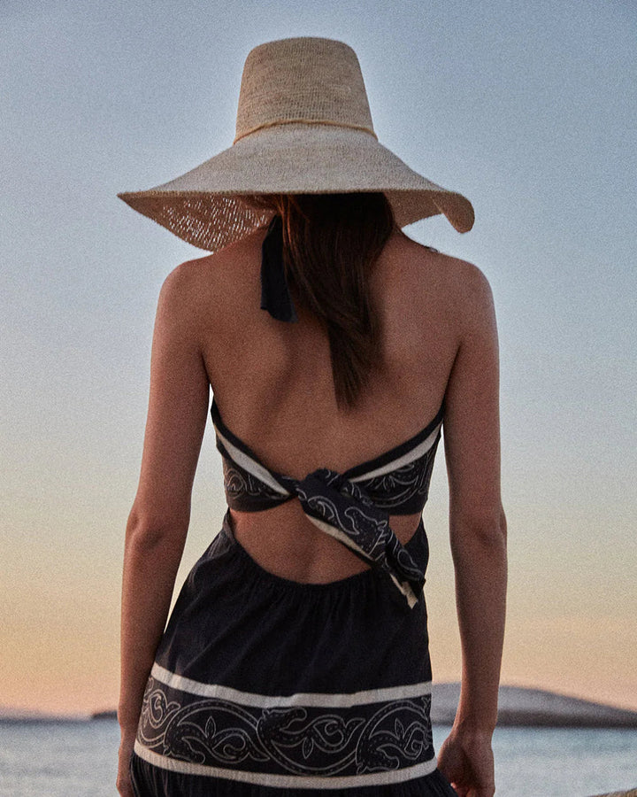 Orilla Del Mar Maxi Dress | Black