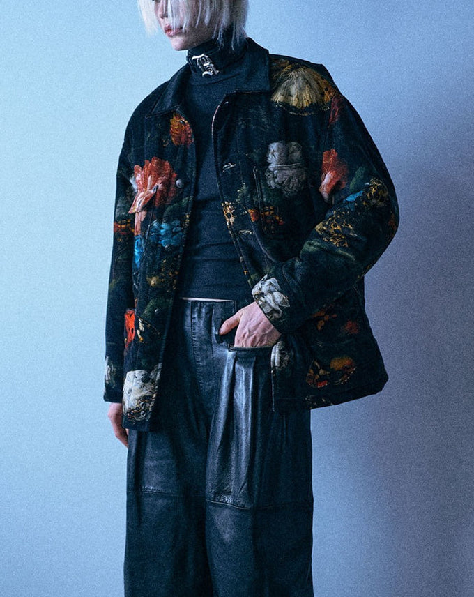 Relaxed Chore Jacket | Floral Butterfly