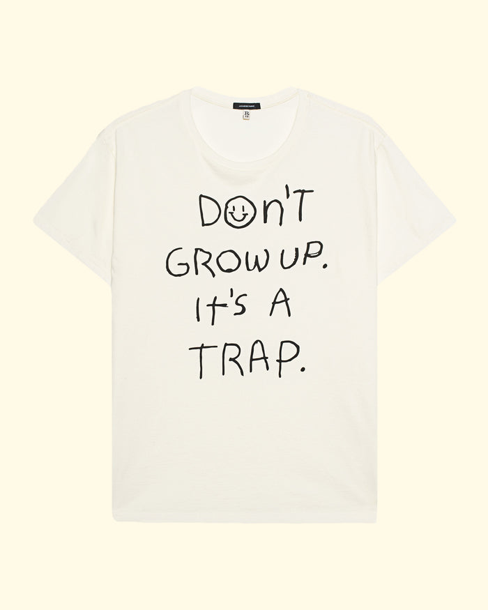 Don't Grow Up Tee | Ecru