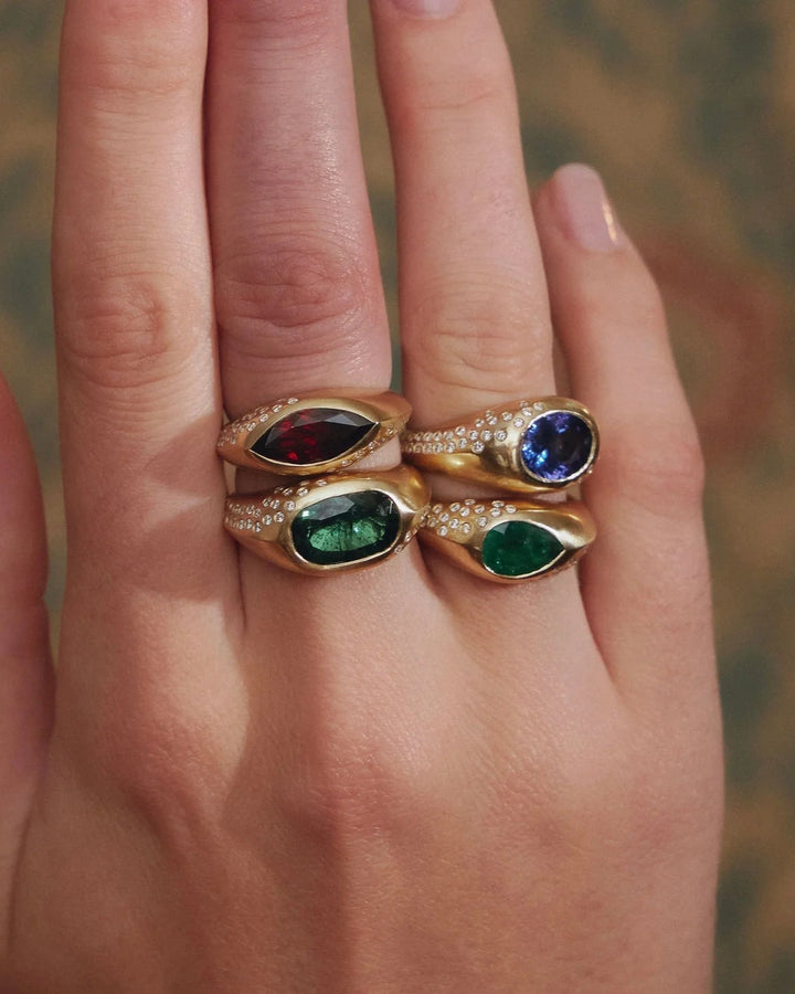 Tanzanite Oval Signet Ring - ONLINE ONLY | PREORDER