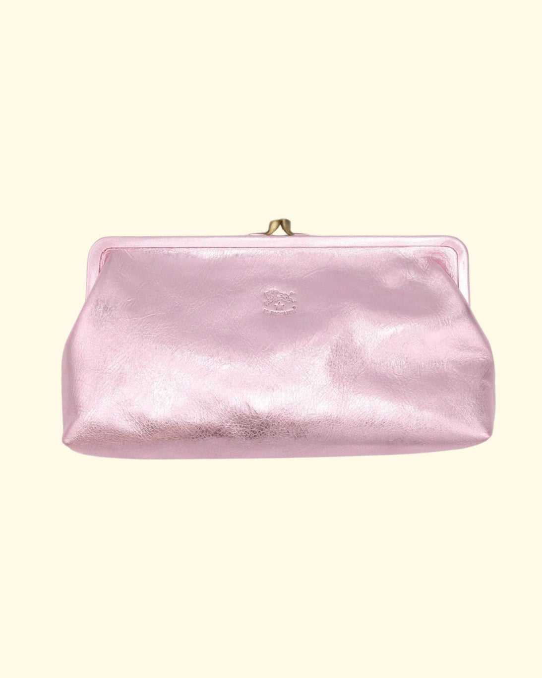 Classic Clutch | Metallic Pink